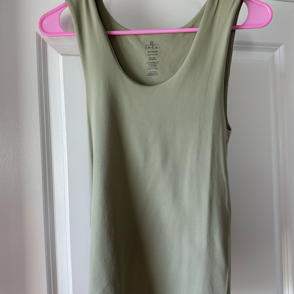 BKE Light Green Tank Top